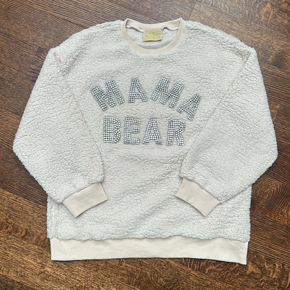 Judith March - Mama Bear fleece adorned in rhinestone